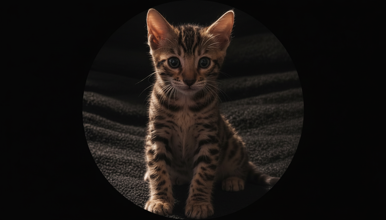 Cipher — Brown Spotted Bengal kitten