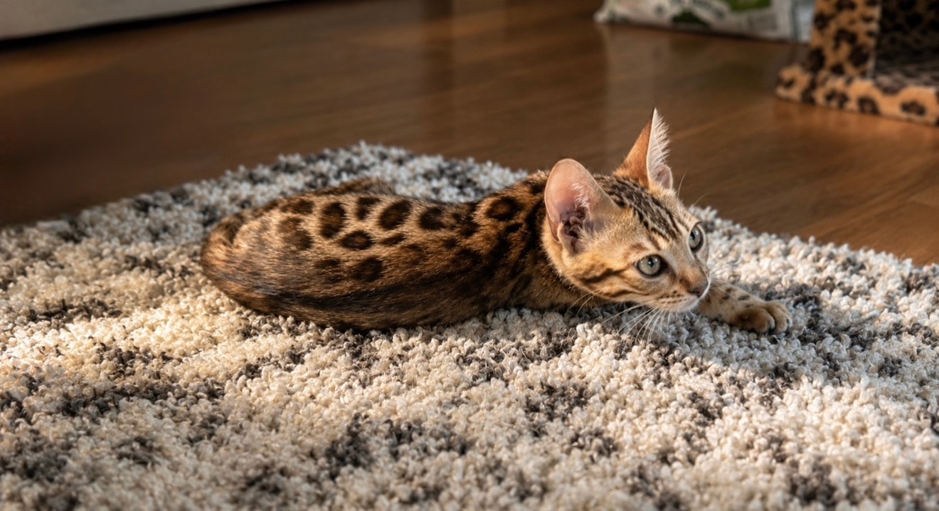 Karmik Katz Bengal cat aqua eyes